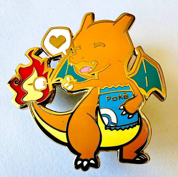 Drawn Pins - Charizard Mashmallow