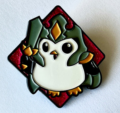 Drawn Pins - Pengu TFT Magenta