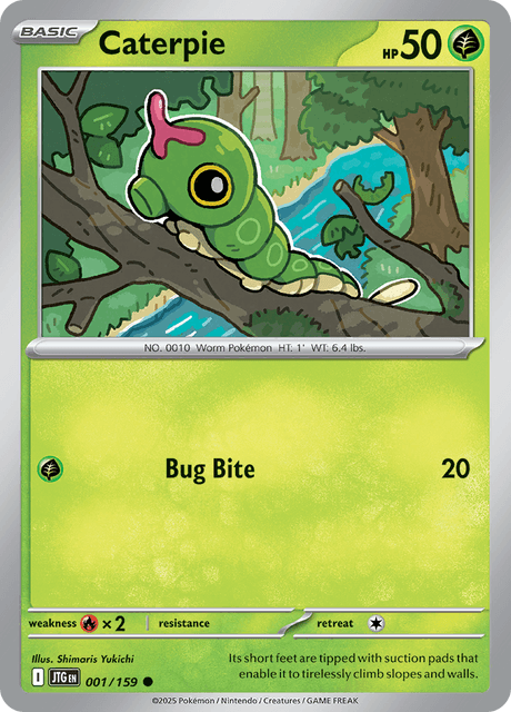 JTG - 1 - Caterpie - Common