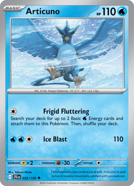 JTG - 32 - Articuno - Uncommon