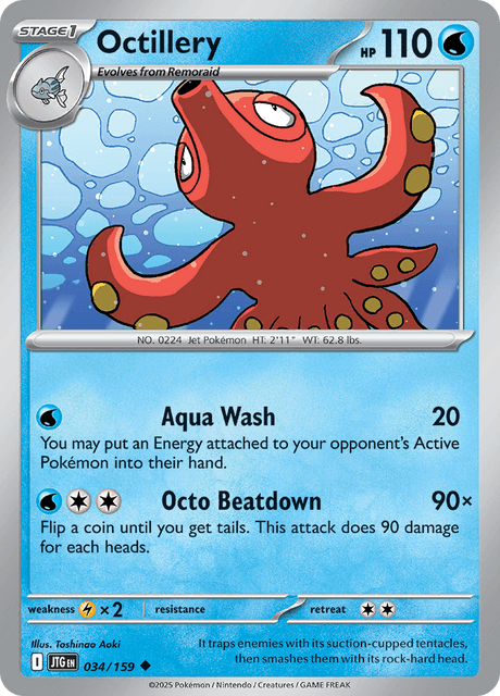 JTG - 34 - Octillery - Uncommon