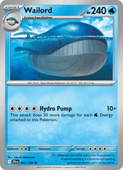 JTG - 41 - Wailord - Rare