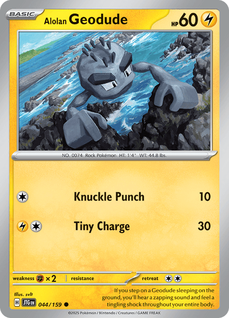 JTG - 44 - Alolan Geodude - Common