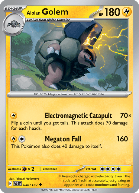 JTG - 46 - Alolan Golem - Uncommon