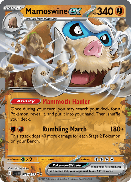 JTG - 79 - Mamoswine ex - Double Rare