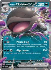 JTG - 94 - Paldean Clodsire ex - Double Rare