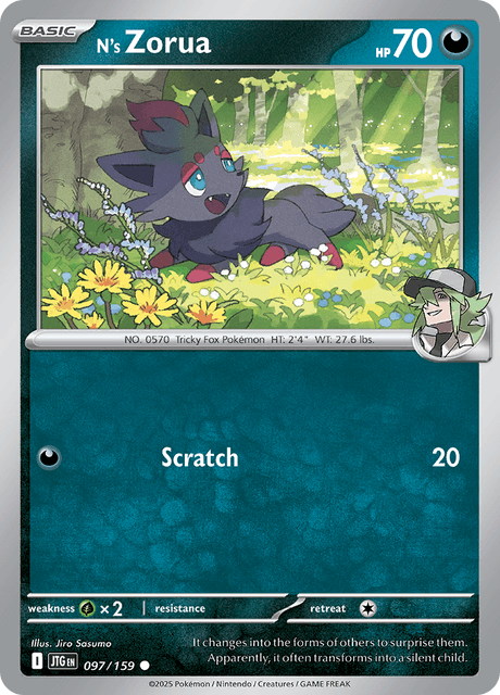 JTG - 97 - N's Zorua - Common