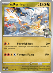 JTG - 116 - N's Reshiram - Rare