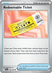 JTG - 156 - Redeemable Ticket - Uncommon