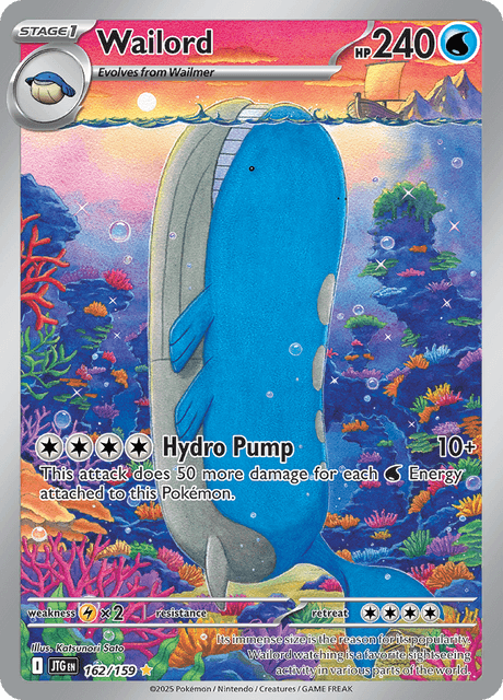 JTG - 162 - Wailord - Art Rare