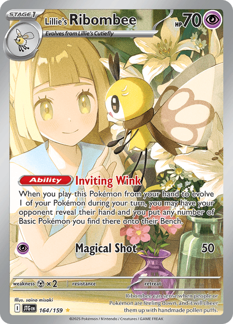 JTG - 164 - Lillie's Ribombee - Art Rare