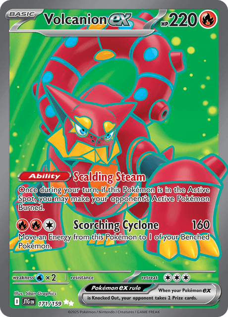 JTG - 171 - Volcanion ex - Ultra Rare