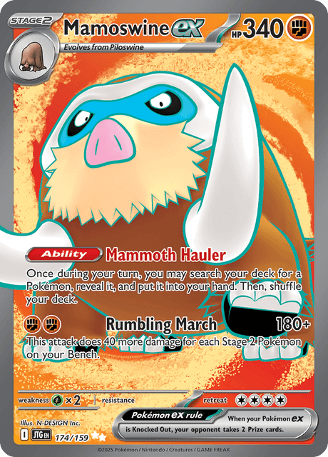 JTG - 174 - Mamoswine ex - Ultra Rare