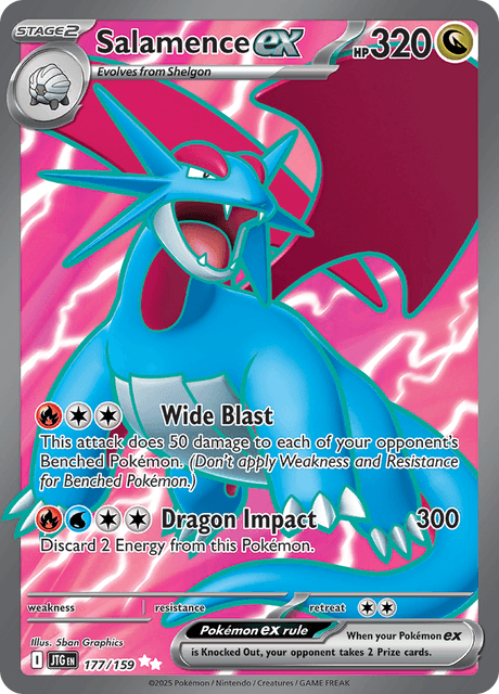 JTG - 177 - Salamence ex - Ultra Rare