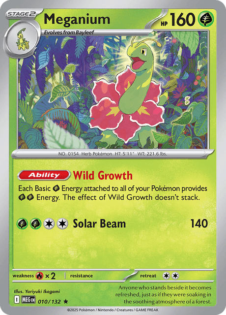 MEG - 10 - Meganium - Rare