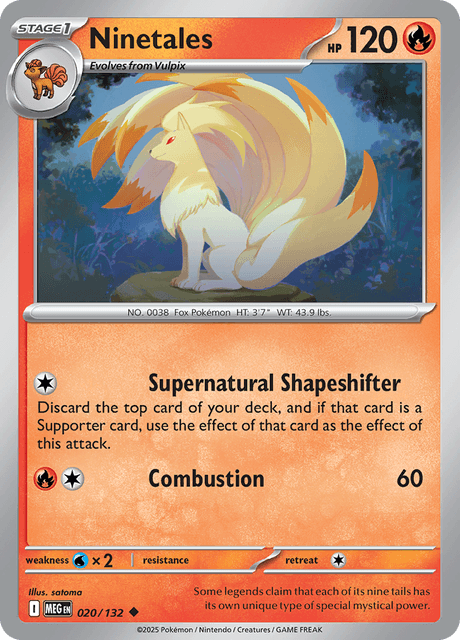 MEG - 20 - Ninetales - Uncommon