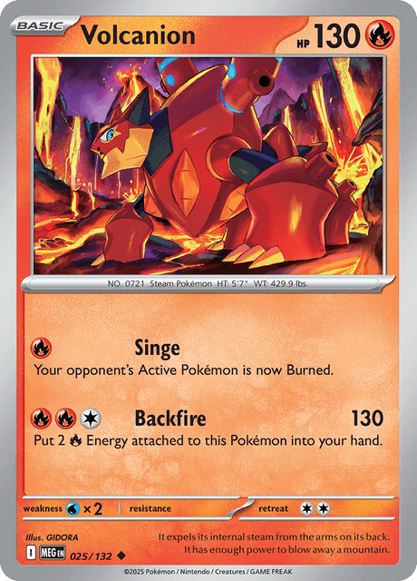 MEG - 25 - Volcanion - Uncommon
