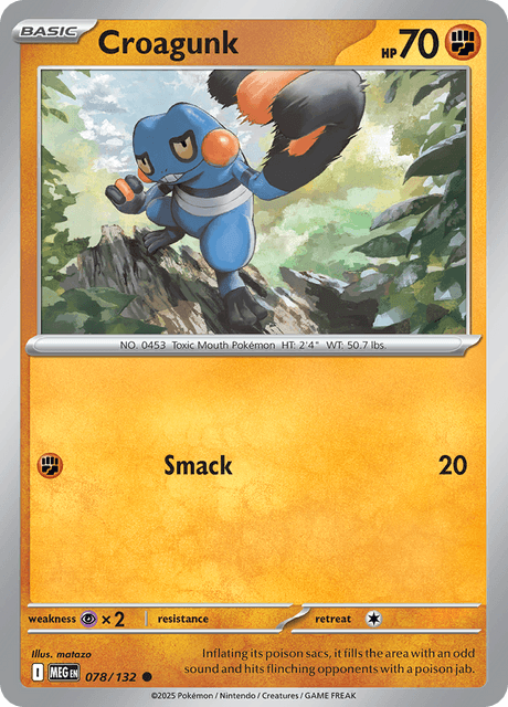 MEG - 78 - Croagunk - Common