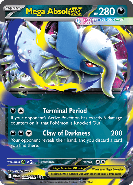 MEG - 86 - Mega Absol ex - Double Rare