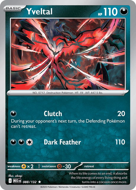 MEG - 88 - Yveltal - Rare