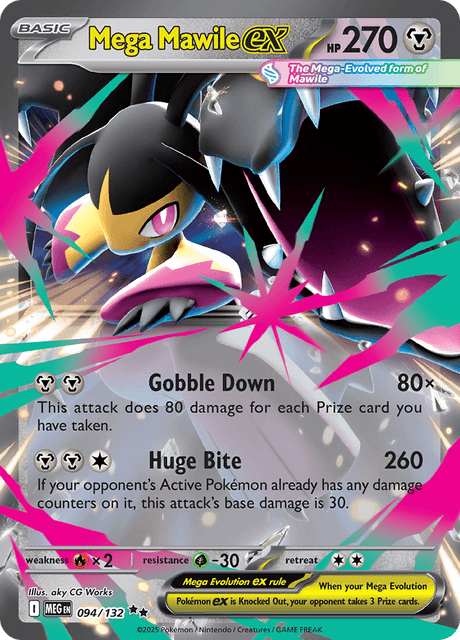 MEG - 94 - Mega Mawile ex - Double Rare