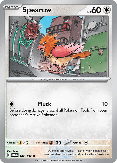 MEG - 102 - Spearow - Common