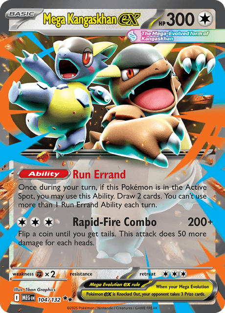 MEG - 104 - Mega Kangaskhan ex - Double Rare