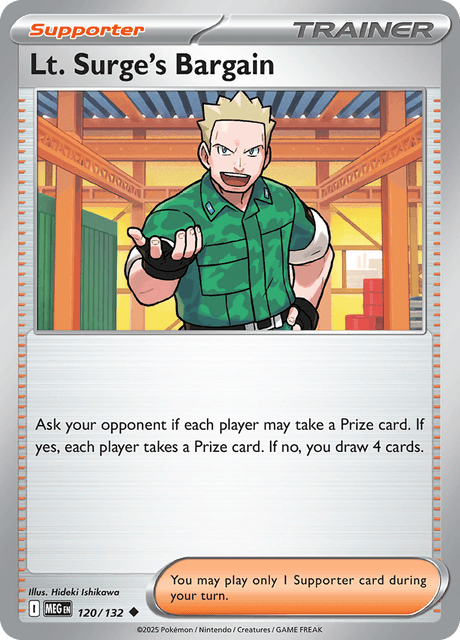 MEG - 120 - Lt. Surge's Bargain - Uncommon ESPAÑOL