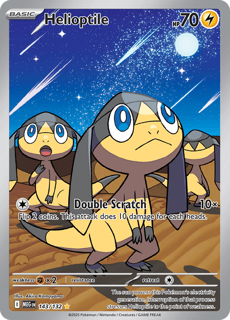 MEG - 143 - Helioptile - Art Rare
