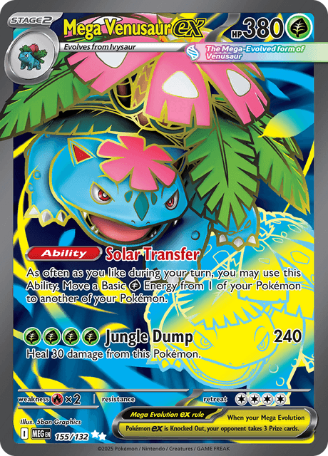 MEG - 155 - Mega Venusaur ex - Ultra Rare