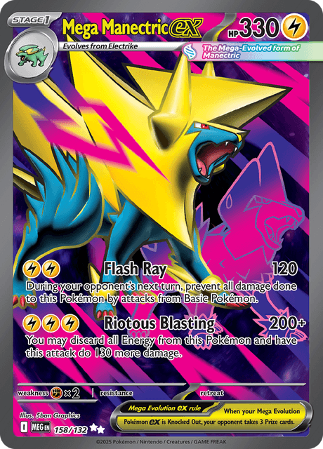 MEG - 158 - Mega Manectric ex - Ultra Rare