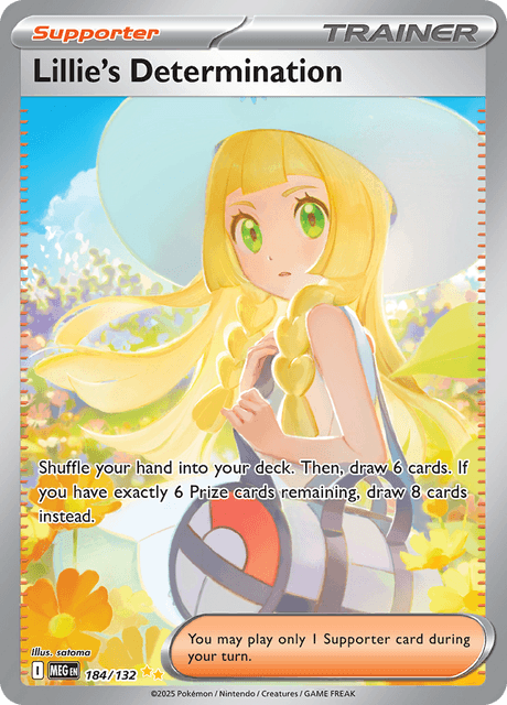 MEG - 184 - Lillie's Determination - Special Art Rare