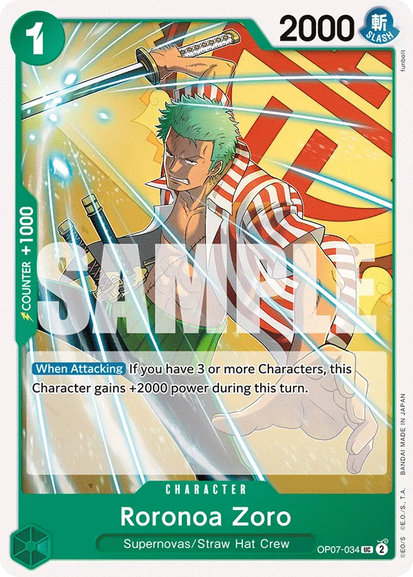 OP07-034 - Roronoa Zoro - Character