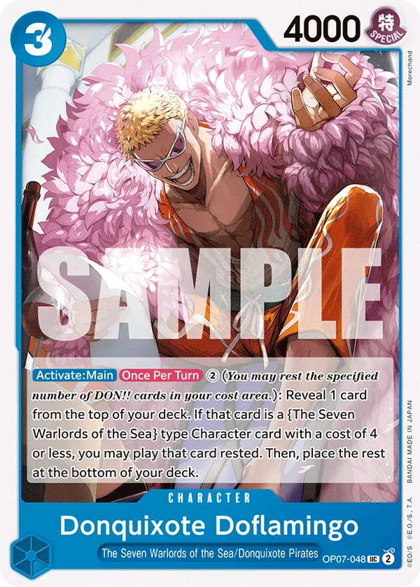 OP07-048 - Donquixote Doflamingo - Character