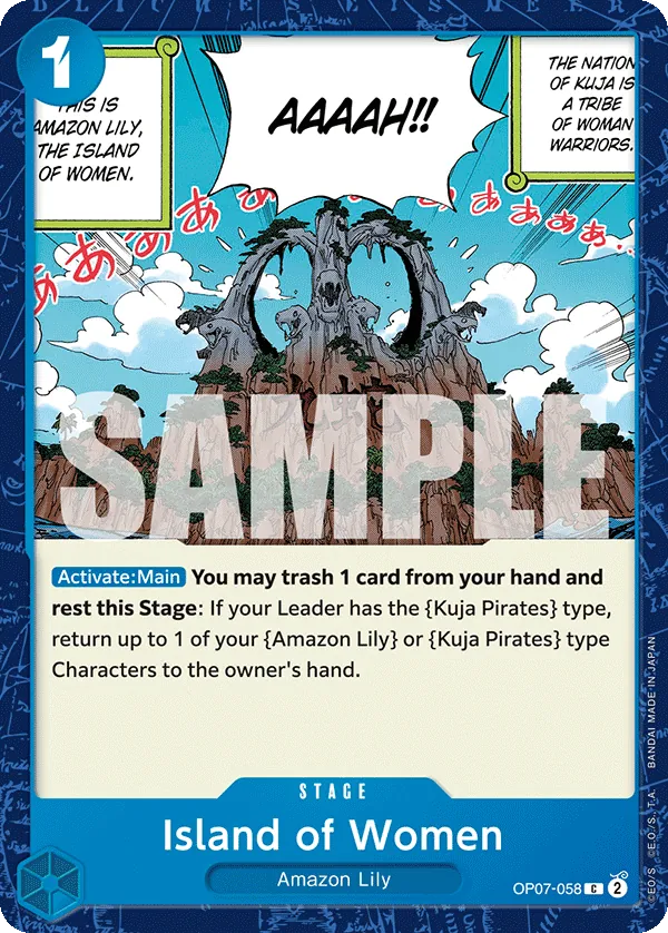 OP07-058 - Island of Women - Stage