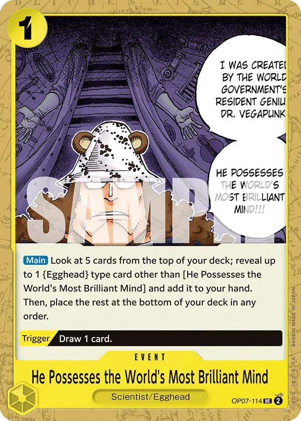 OP07-114 - He Possesses the World's Most Brilliant Mind - Event