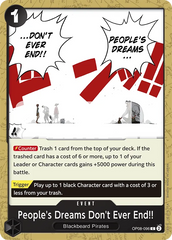 OP08-096 - People's Dreams Don't Ever End!! - Event