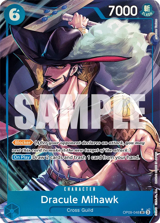 OP09-048 - Dracule Mihawk - Character SR