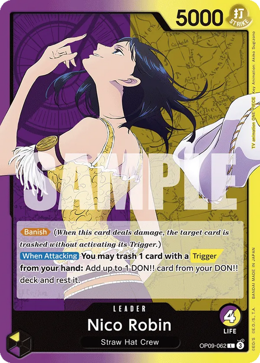 OP09-062 - Nico Robin - Leader