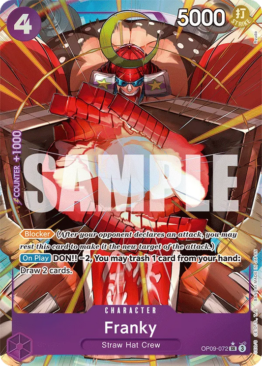 OP09-072 - Franky - Character SR