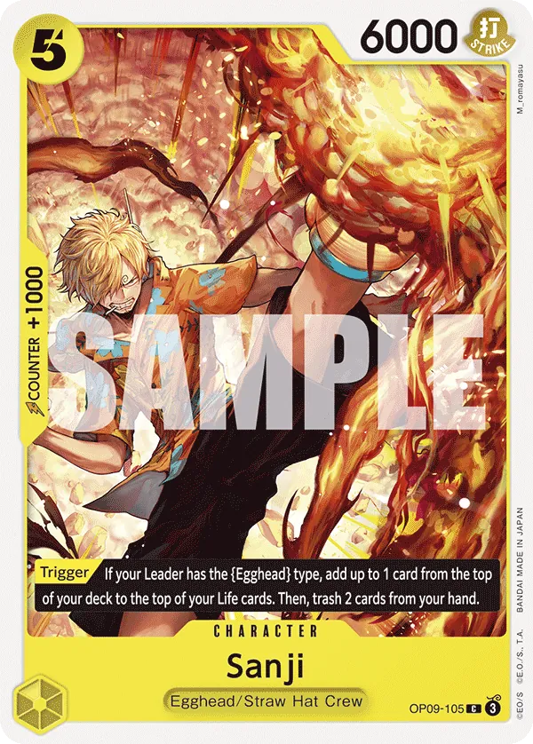 OP09-105 - Sanji - Character