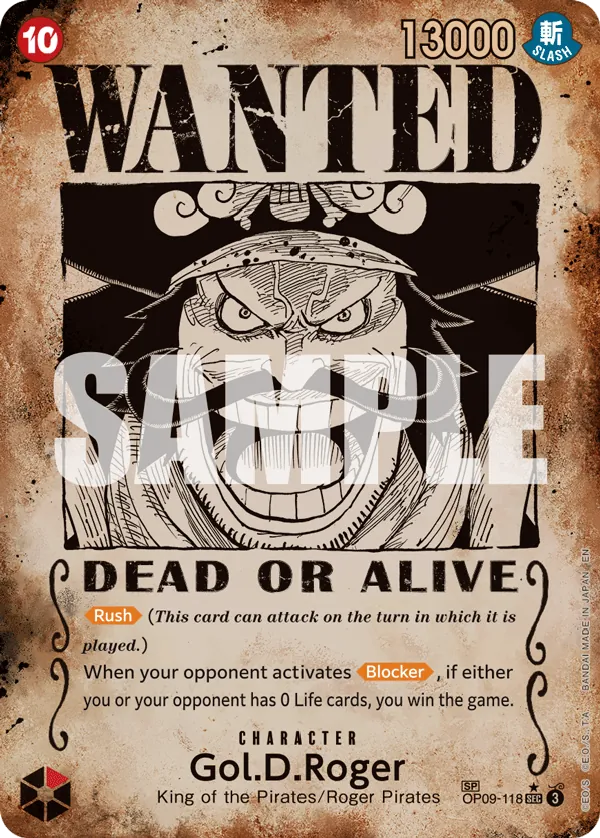 OP09-118 - Gol.D.Roger - Character - Special Card