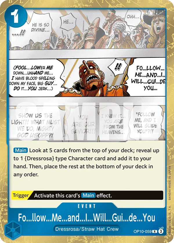 OP10-059 - Fo...llow...Me...and...I...Will...Gui...de...You - Event