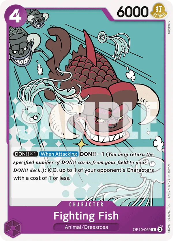 OP10-069 - Fighting Fish - Character