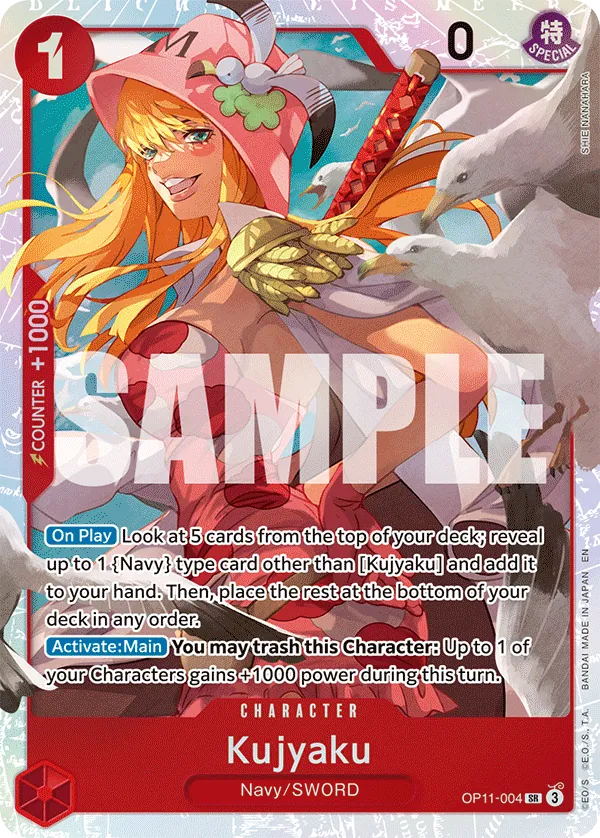 OP11-004 - Kujyaku - Character - Super Rare