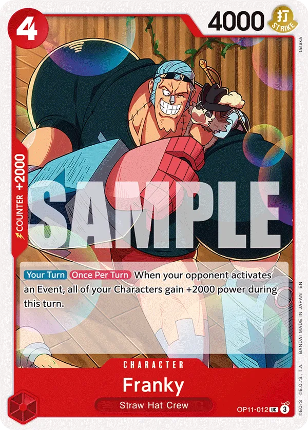 OP11-012 - Franky - Character - Uncommon