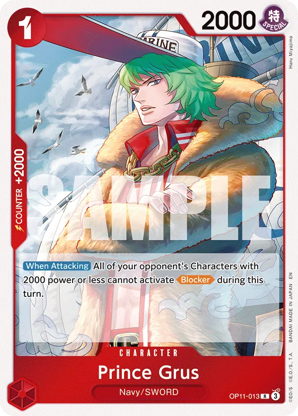 OP11-013 - Prince Grus - Character - Rare