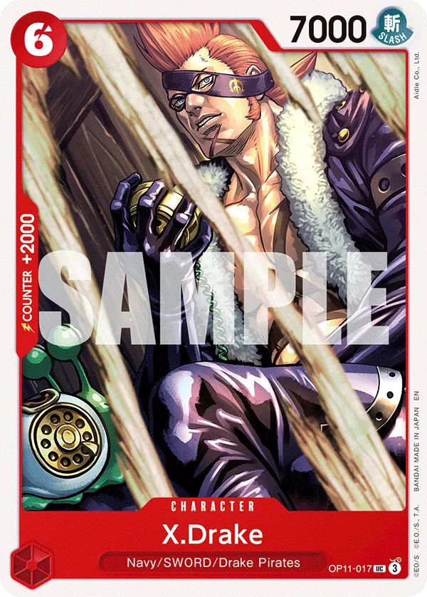 OP11-017 - X.Drake - Character - Uncommon