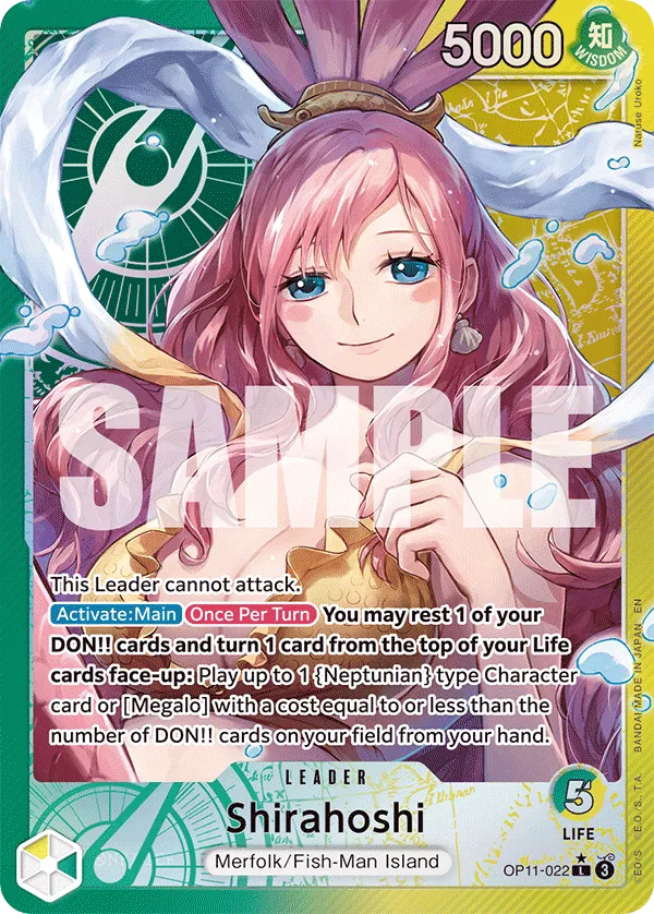 OP11-022 - Shirahoshi - Leader -