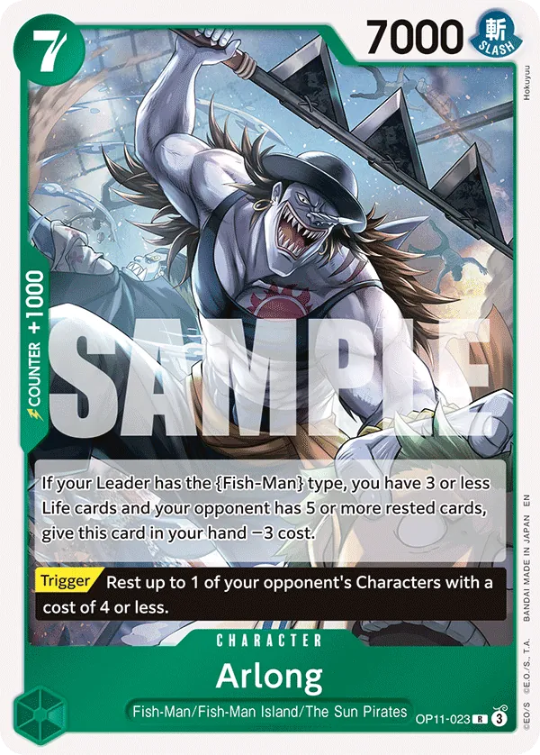 OP11-023 - Arlong - Character - Rare